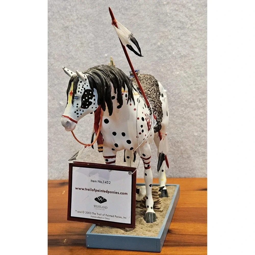 Trail of Painted Ponies War Pony #1452 • Rance Hood • 2003 Westland NIB